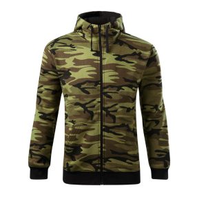 ZÖLD TEREP KAPUCNIS PULÓVER