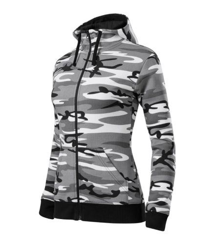 URBAN TEREPMINTÁS NŐI KAPUCNIS PULÓVER