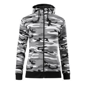 URBAN TEREPMINTÁS NŐI KAPUCNIS PULÓVER