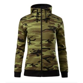 TEREPMINTÁS KAPUCNIS NŐI PULÓVER