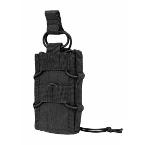 fekete nyitott tártartó zseb