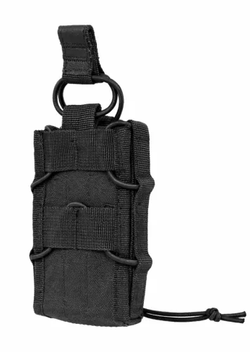 fekete nyitott tártartó zseb