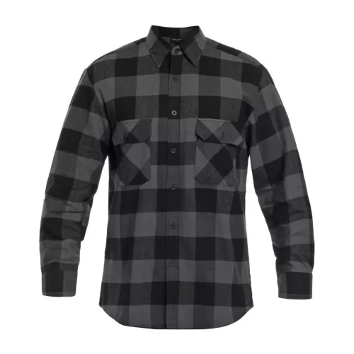 Fekete–szürke kockás favágóing