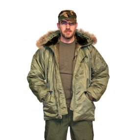 SZŐRMEKAPUCNIS FÉRFI KABÁT N3B 