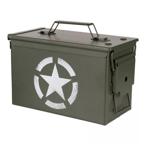 Fém lőszeres doboz cal.50 - Army