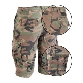 MIL-TEC terepmintás oldalzsebes rövidnadrág  - tereptarka.hu - army shop