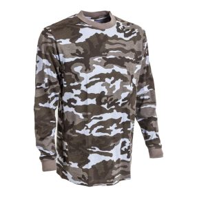 TEREPMINTÁS HOSSZÚ UJJÚ PÓLÓ KÉK METRO