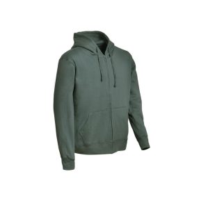 ZÖLD KAPUCNIS PULÓVER