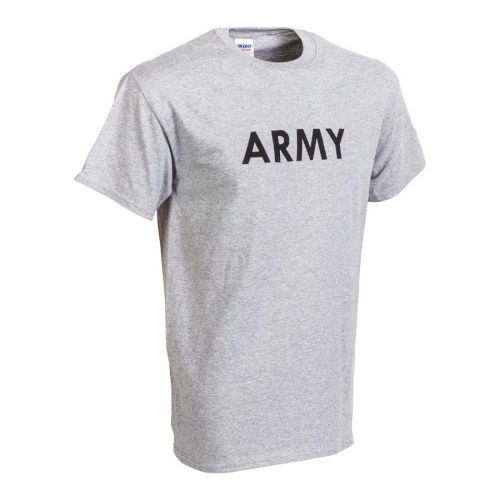 szürke army póló