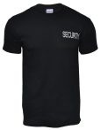 fekete security póló