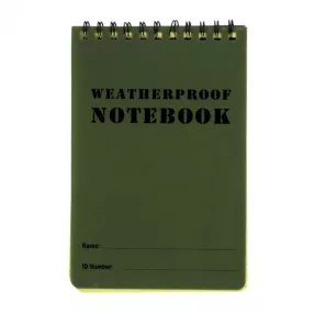 VÍZÁLLÓ JEGYZETFÜZET 12,1x7,8 cm