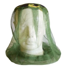 szúnyoghálós fejvédő