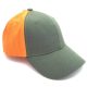 zöld-narancssárga baseball sapka
