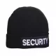 téli sapka security felirattal