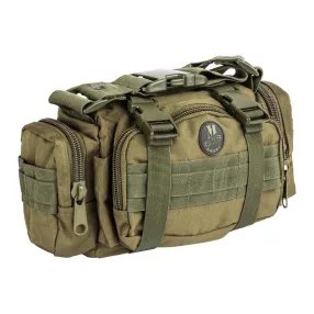 MOLLE rendszerű zöld övtáska
