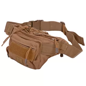 világosbarna tépőzáras övtáska