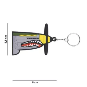 P-51 MUSTANG VADÁSZRELÜLŐGÉP KULCSTARTÓ 