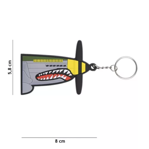 P-51 MUSTANG VADÁSZRELÜLŐGÉP KULCSTARTÓ 