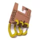 Wildo karabiner, sárga