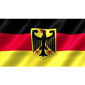 Németország címeres zászló