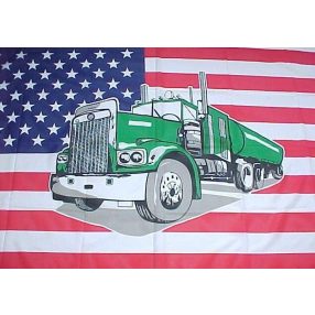 USA kamion zászló
