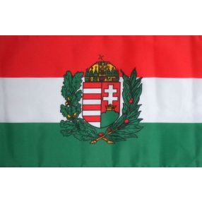 Magyarország címeres (olajágas) zászló Magyarország címeres (olajágas) zászló