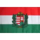 Magyarország címeres (olajágas) zászló