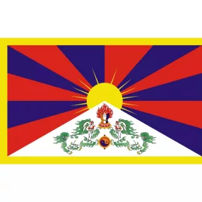 Tibet zászló