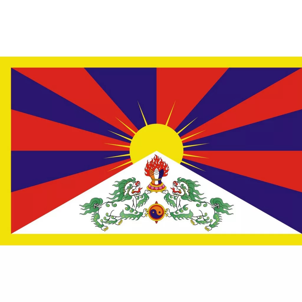 Tibet zászló